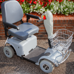 Electric scooters available to rent at Holiday World.