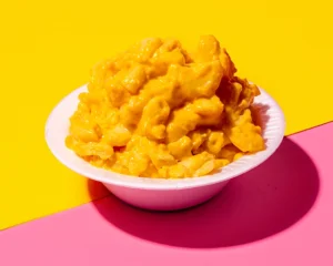 Macaroni and cheese at Holiday World & Splashin' Safari in Santa Claus, Indiana.