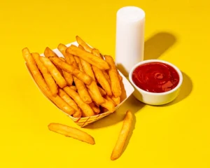 French fries at Holiday World & Splashin' Safari in Santa Claus, Indiana.