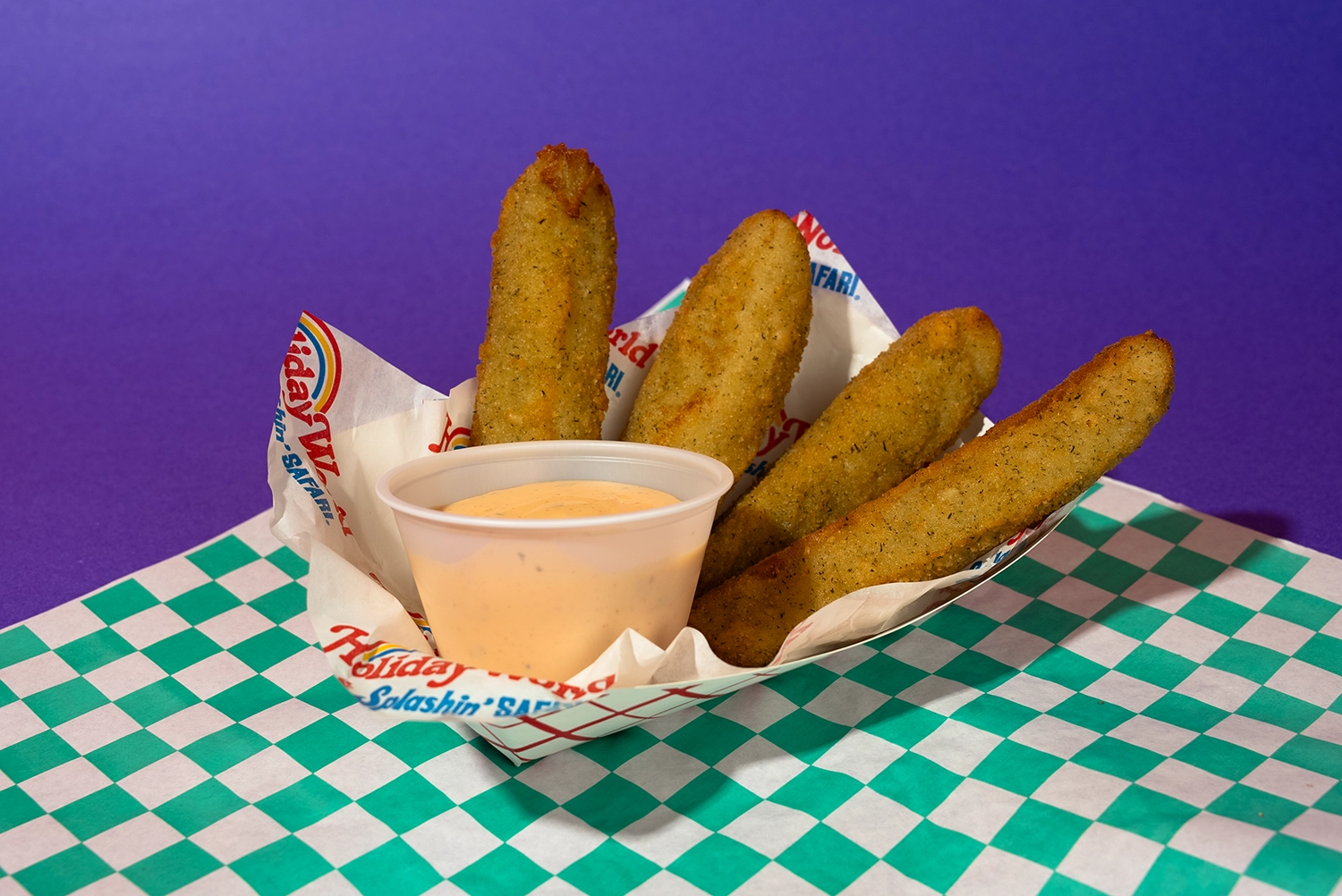 Goblin Fingers - 4 Deep-Fried Pickle Spears - available during Happy Halloween Weekends at Holiday World.